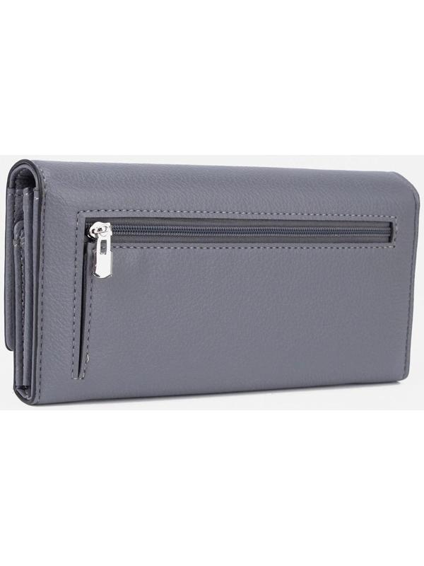 Кошелёк на магнитах, цвет серый