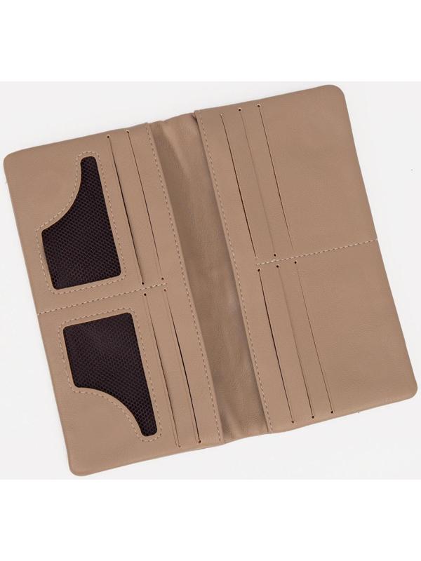 Кошелёк на магнитах, цвет бежевый