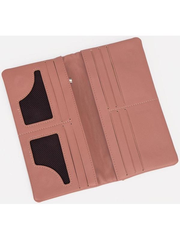 Кошелёк на магнитах, цвет розовый