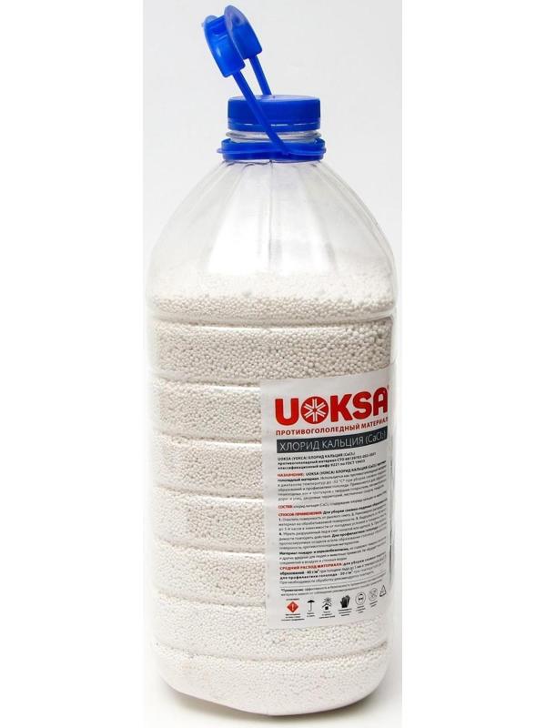 Хлористый кальций UOKSA, бутылка, 5 кг