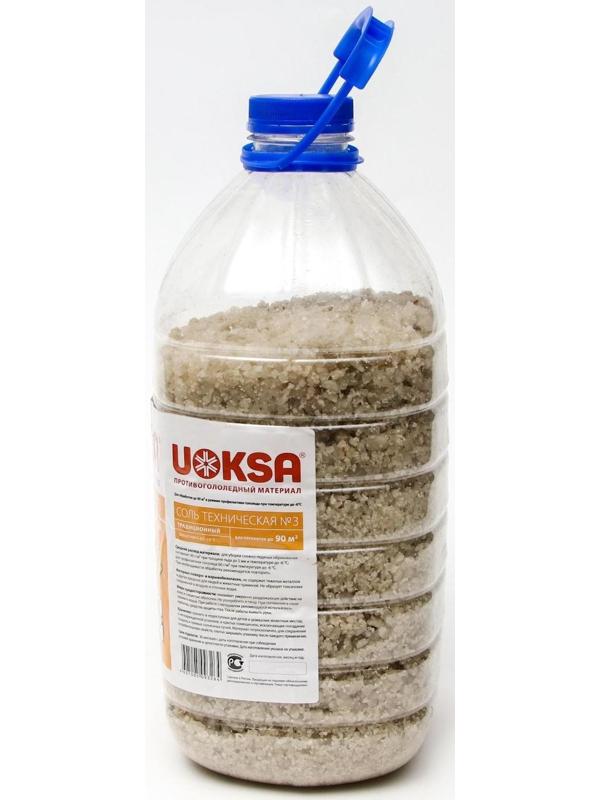 Реагент UOKSA Техническая соль №3, бутылка, 5 кг