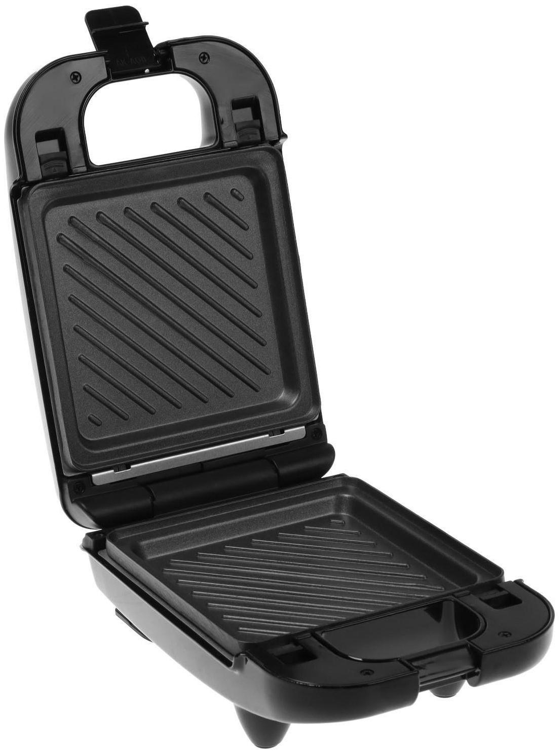 Электровафельница Galaxy GL 2972, 750 Вт, венские вафли, антипригарное покрытие, чёрная