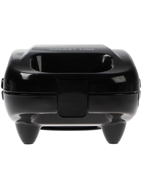 Электровафельница Galaxy GL 2972, 750 Вт, венские вафли, антипригарное покрытие, чёрная