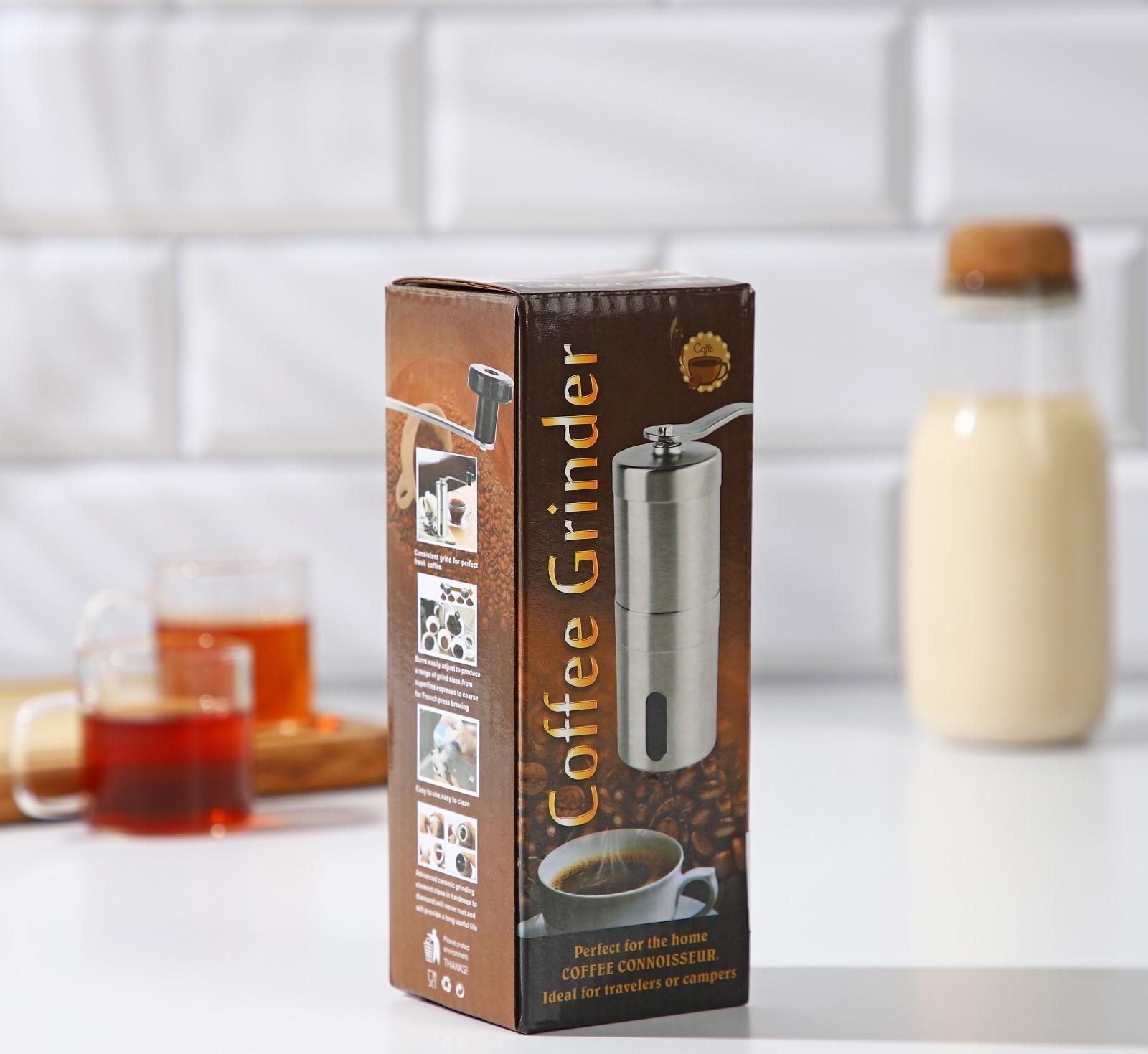 Кофемолка механическая Magistro Rodeo, керамический механизм