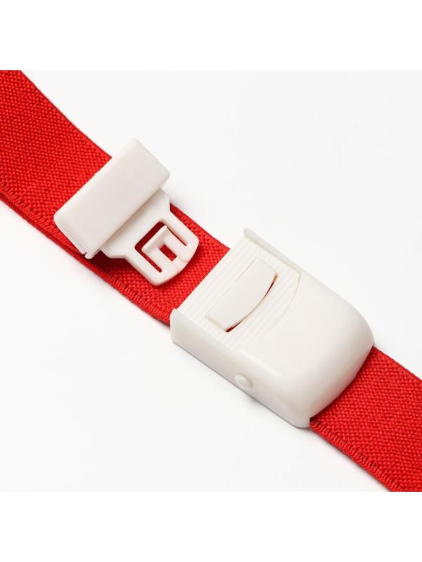 Жгут текстильный, 40 х 2.5 см, красный