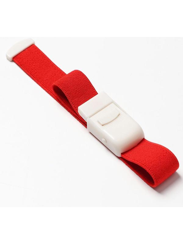 Жгут текстильный, 40 х 2.5 см, красный