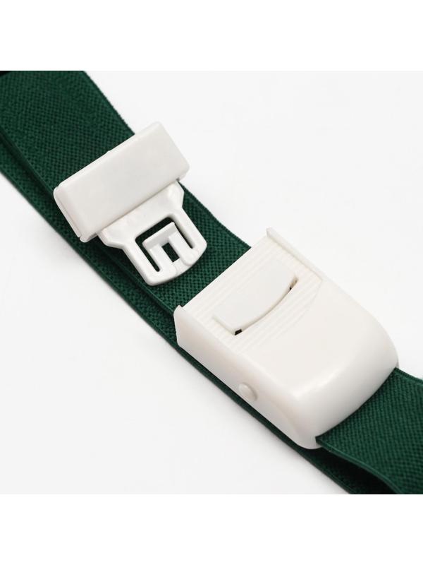 Жгут текстильный, 40 х 2.5 см, темно-зеленый