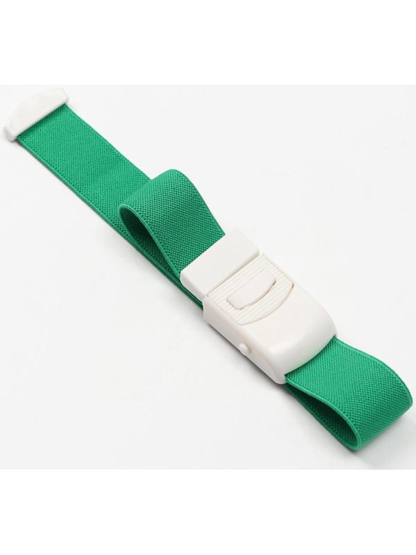 Жгут текстильный, 40 х 2.5 см, зеленый