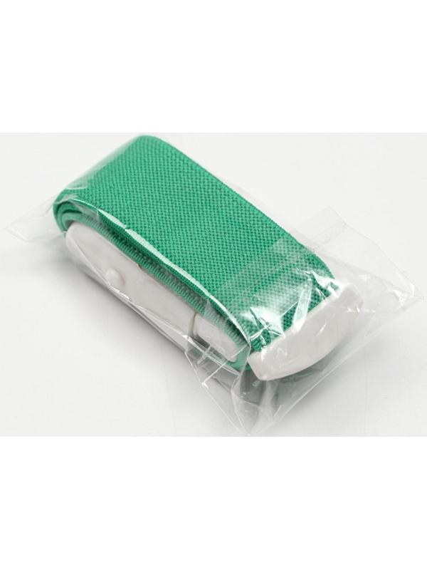 Жгут текстильный, 40 х 2.5 см, зеленый