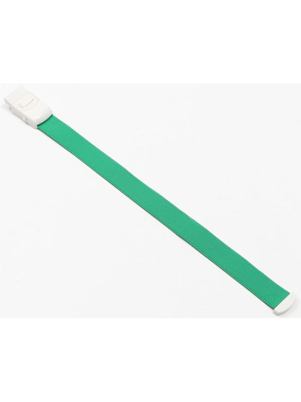 Жгут текстильный, 40 х 2.5 см, зеленый