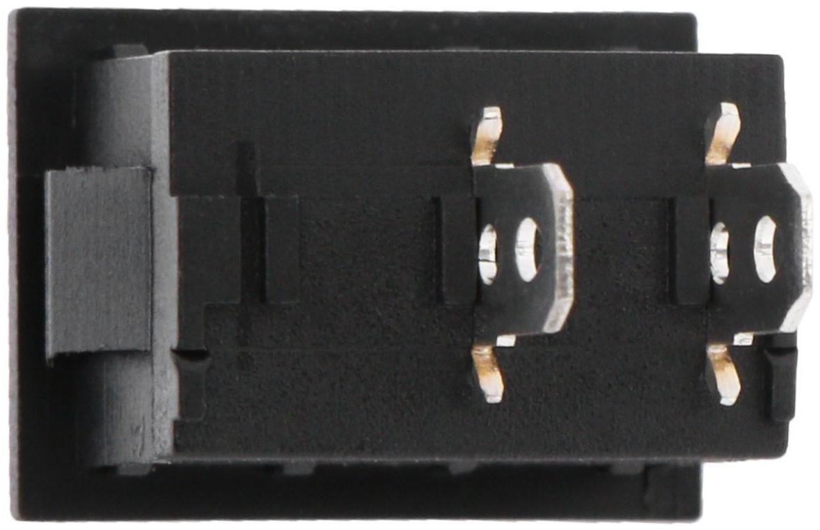 Переключатель красный, 250 В, 6 A, 2 контакта, RWB-201, SC-768, размер  Mini