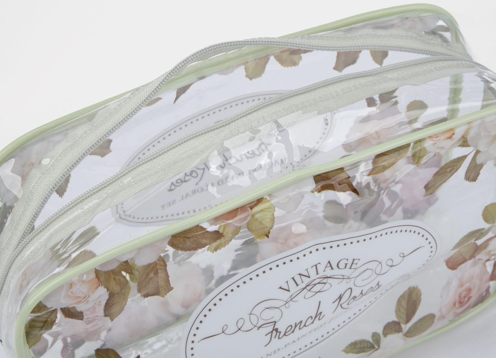 Косметичка на молнии, цвет зелёный