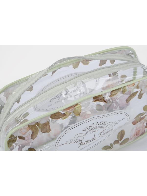 Косметичка на молнии, цвет зелёный