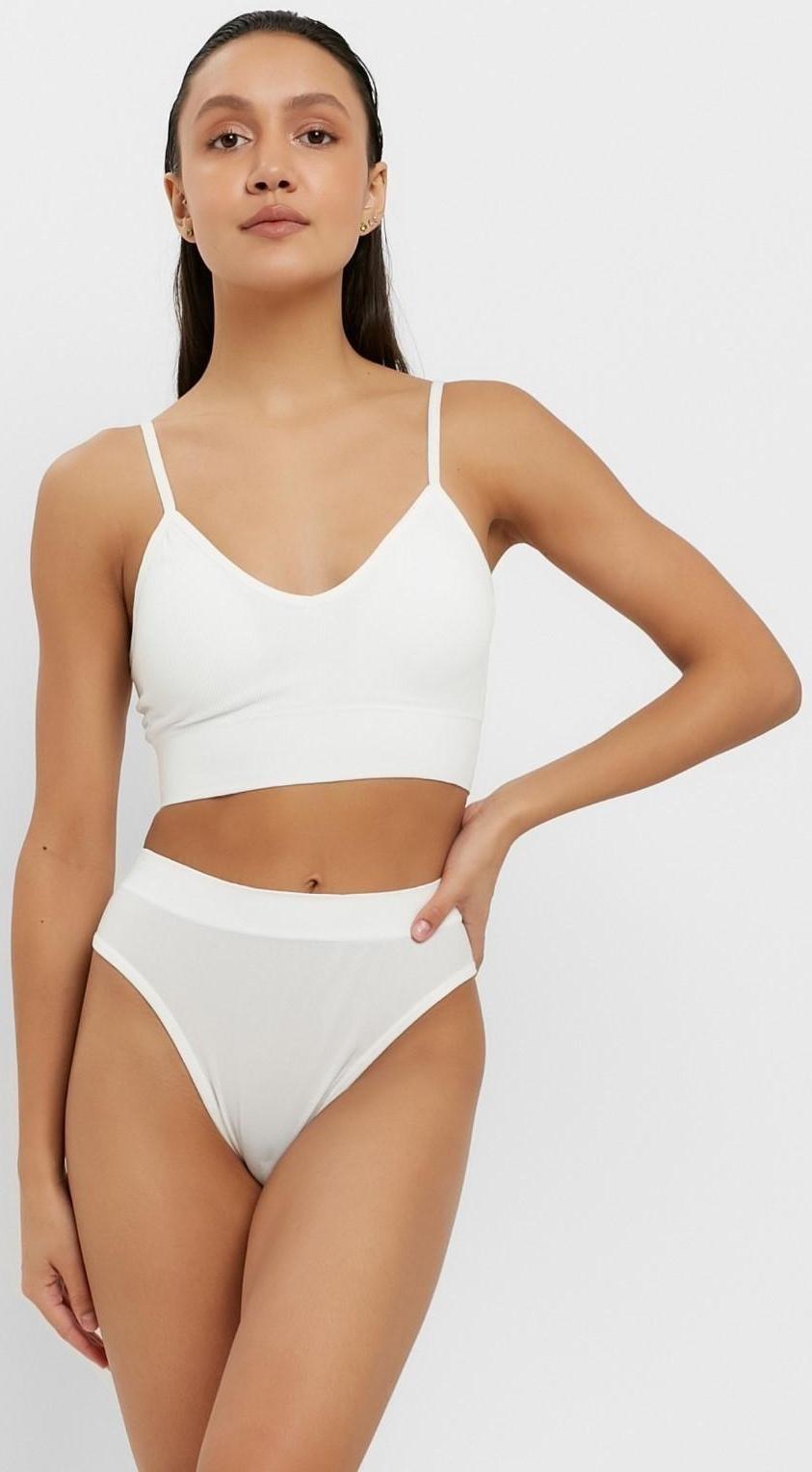Комплект женский (топ, трусы) цвет белый, размер 42-44