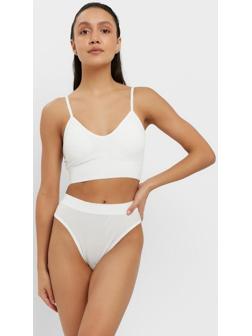 Комплект женский (топ, трусы) цвет белый, размер 42-44