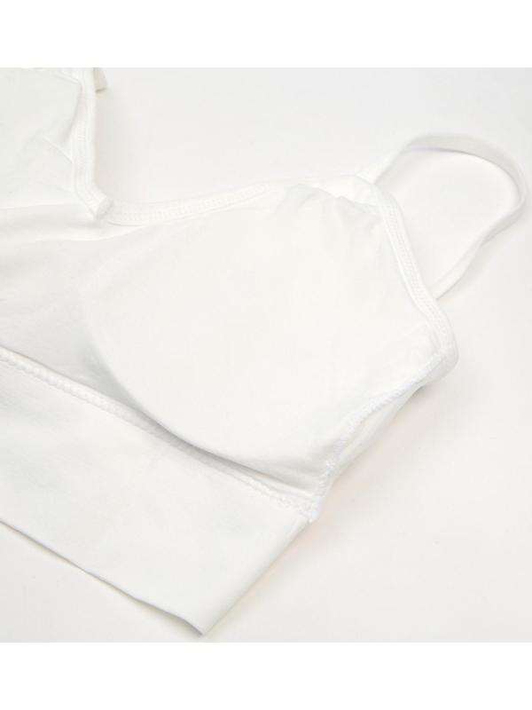 Комплект женский (топ, трусы) цвет белый, размер 42-44