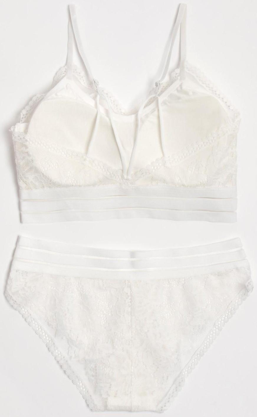 Комплект женский (топ, трусы) цвет белый, размер 42-44