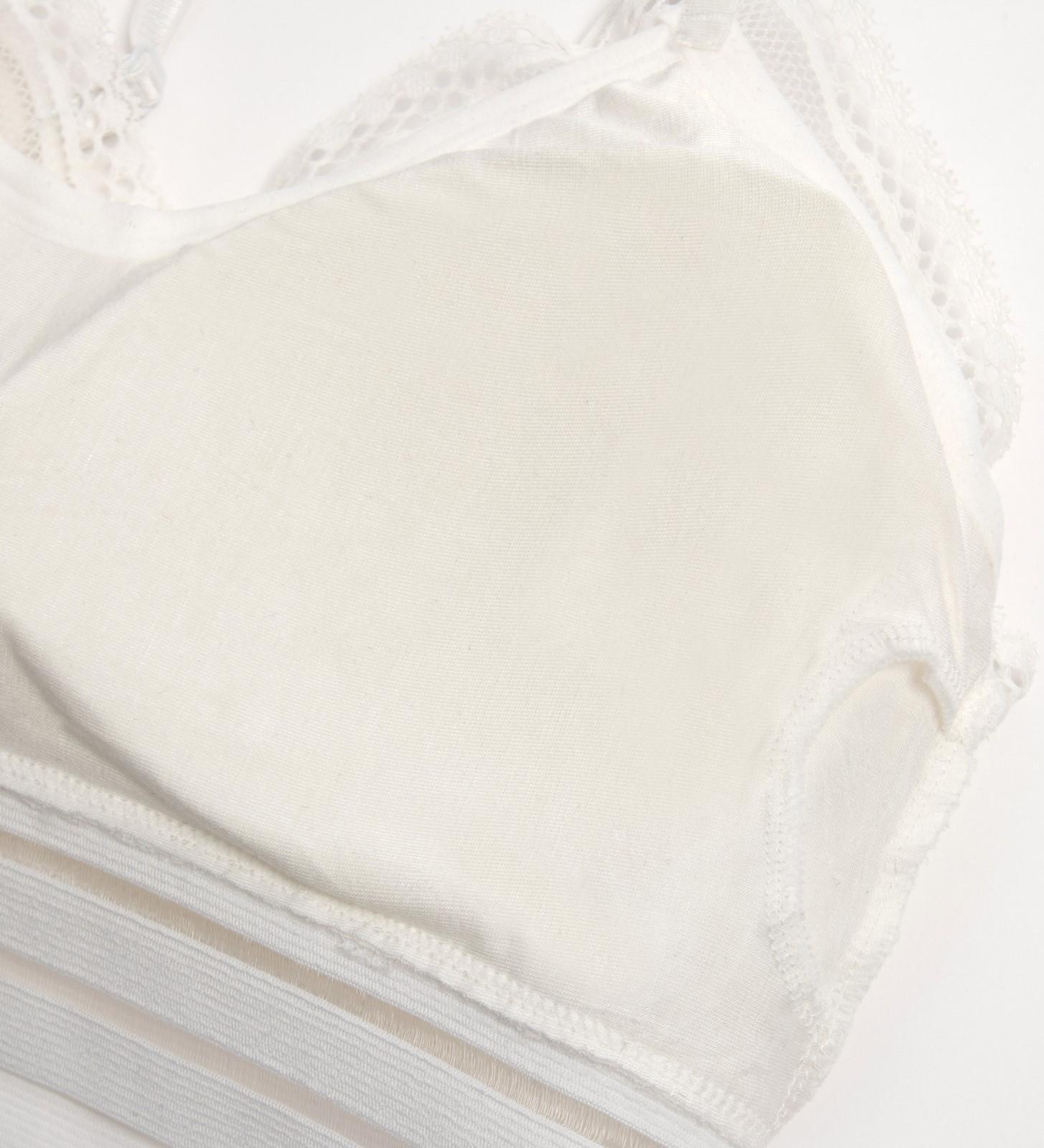 Комплект женский (топ, трусы) цвет белый, размер 42-44