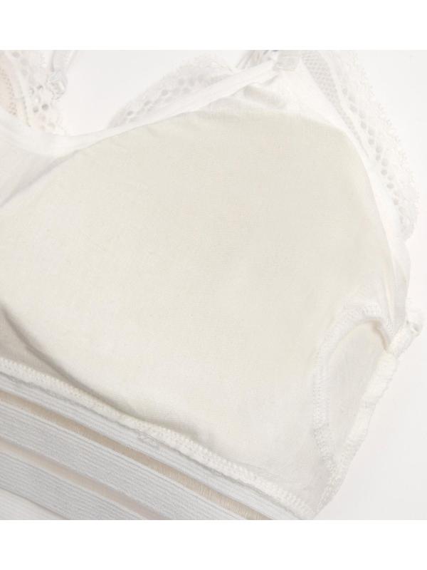 Комплект женский (топ, трусы) цвет белый, размер 42-44