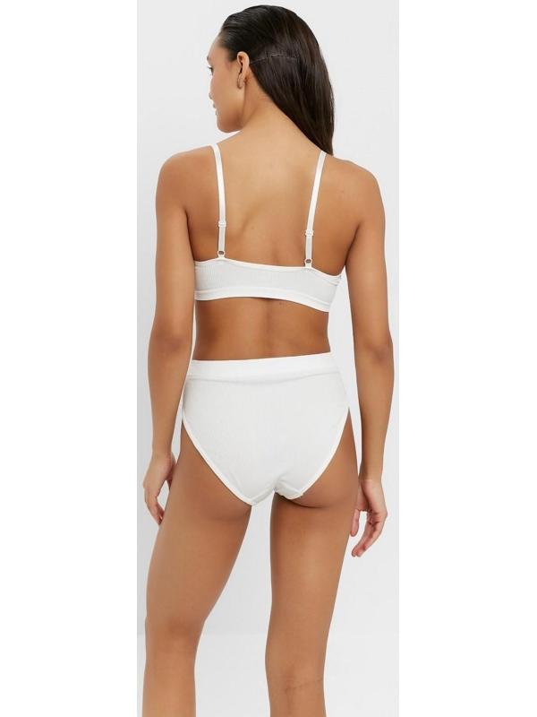 Комплект женский (топ, трусы) цвет белый, размер 42-44