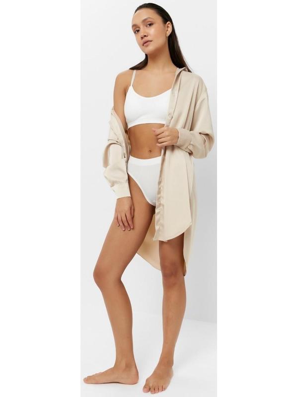 Комплект женский (топ, трусы) цвет белый, размер 42-44