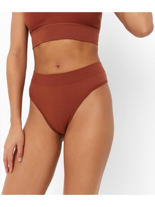 Комплект женский (топ, трусы) 118 цвет коричневый, р-р 42-44