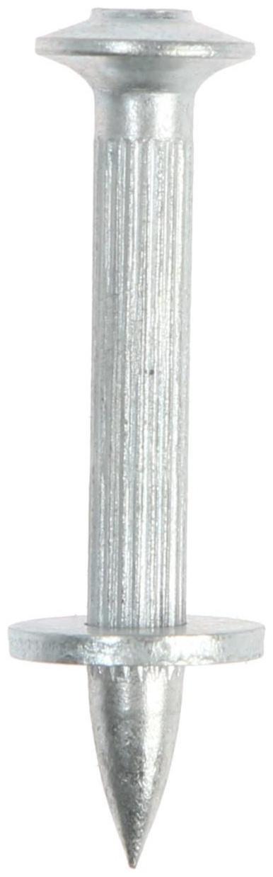 Дюбель-гвозди, ТУНДРА, для монтажного пистолета 4,5x40 белый цинк 0,5 кг