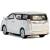 Металлическая машинка Che Zhi 1:24 «Toyota Vellfire Hybrid E-Four (Тойота Веллфайр)» 21.5 см. CZ133A инерционная, свет, звук / Белый