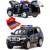 Металлическая машинка Che Zhi 1:32 «Toyota Land Cruiser Prado ФСБ» CZ15J, 16 см., инерционная, свет, звук / Черный