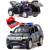 Металлическая машинка Che Zhi 1:32 «Toyota Land Cruiser 200 ФСБ» CZ13J, 16 см., инерционная, свет, звук / Черный