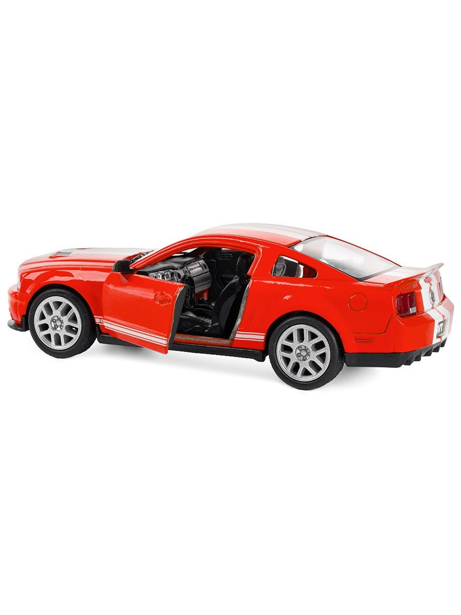 Металлическая машинка Kinsmart 1:38 «2007 Ford Shelby GT500» KT5310D инерционный / Красный