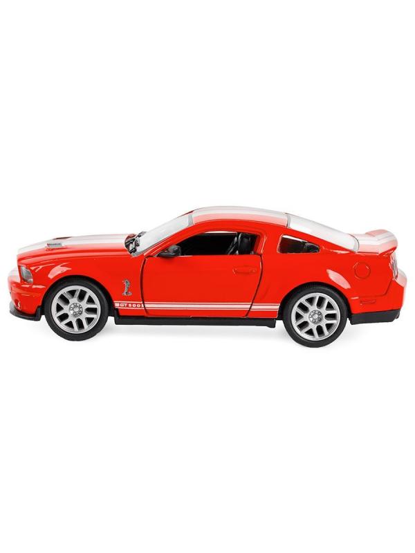 Металлическая машинка Kinsmart 1:38 «2007 Ford Shelby GT500» KT5310D инерционный / Красный