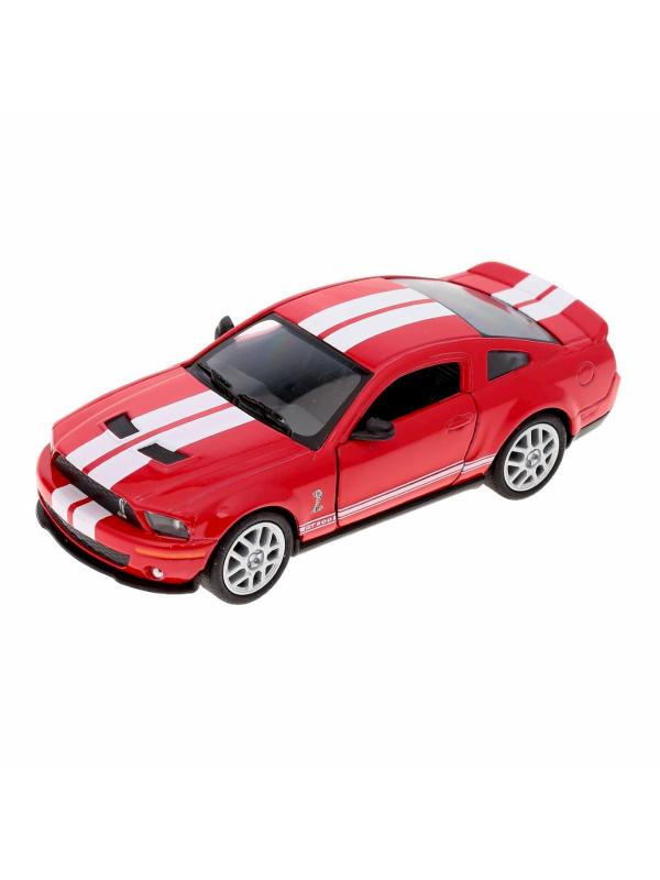 Металлическая машинка Kinsmart 1:38 «2007 Ford Shelby GT500» KT5310D инерционный / Красный