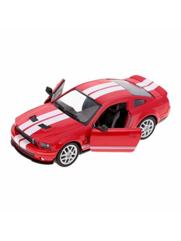 Металлическая машинка Kinsmart 1:38 «2007 Ford Shelby GT500» KT5310D инерционный / Красный