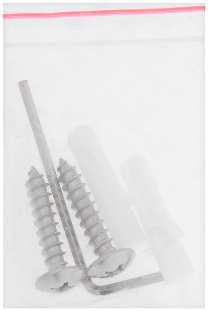 Душевая стойка Accoona A413, высота 665 мм, крепление для лейки, цвет хром