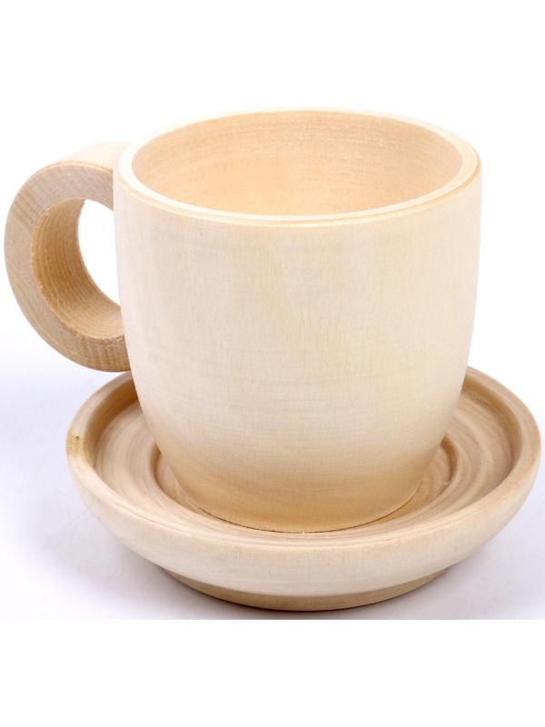 Модель из дерева «Чашка с блюдцем»