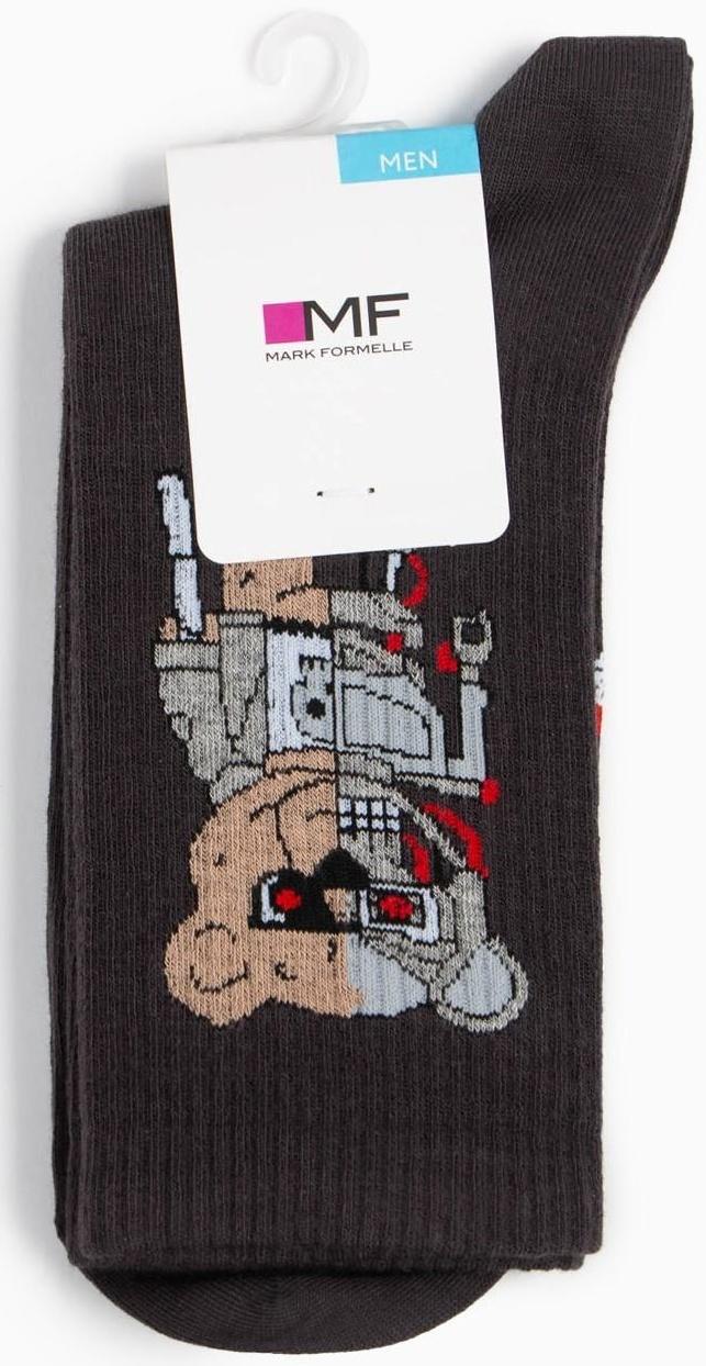 Носки мужские, цвет графитовый, размер 29-31 (45-47)