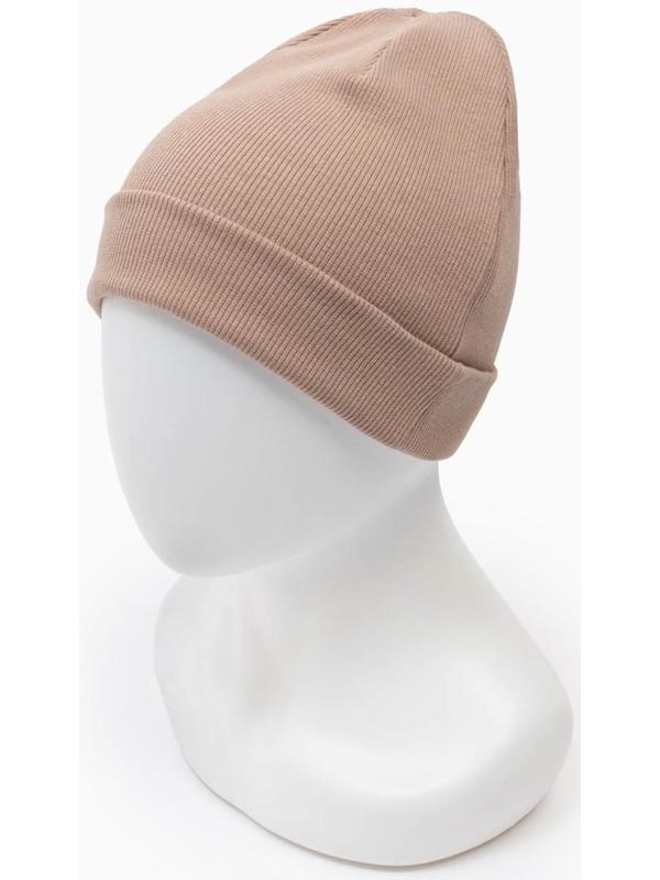 Шапка женская, цвет бежевый, размер 58