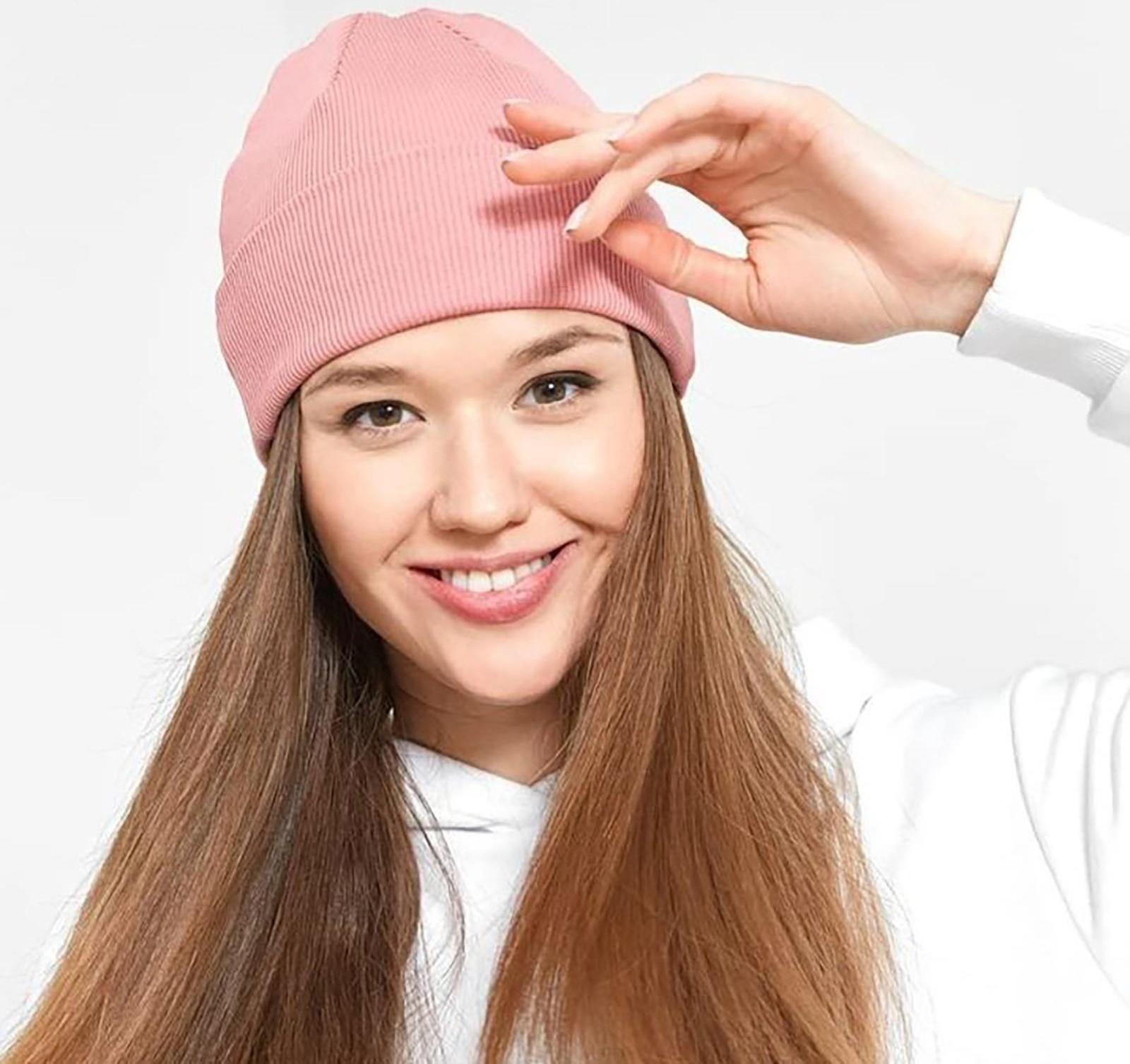 Шапка женская, цвет розовый, размер 58