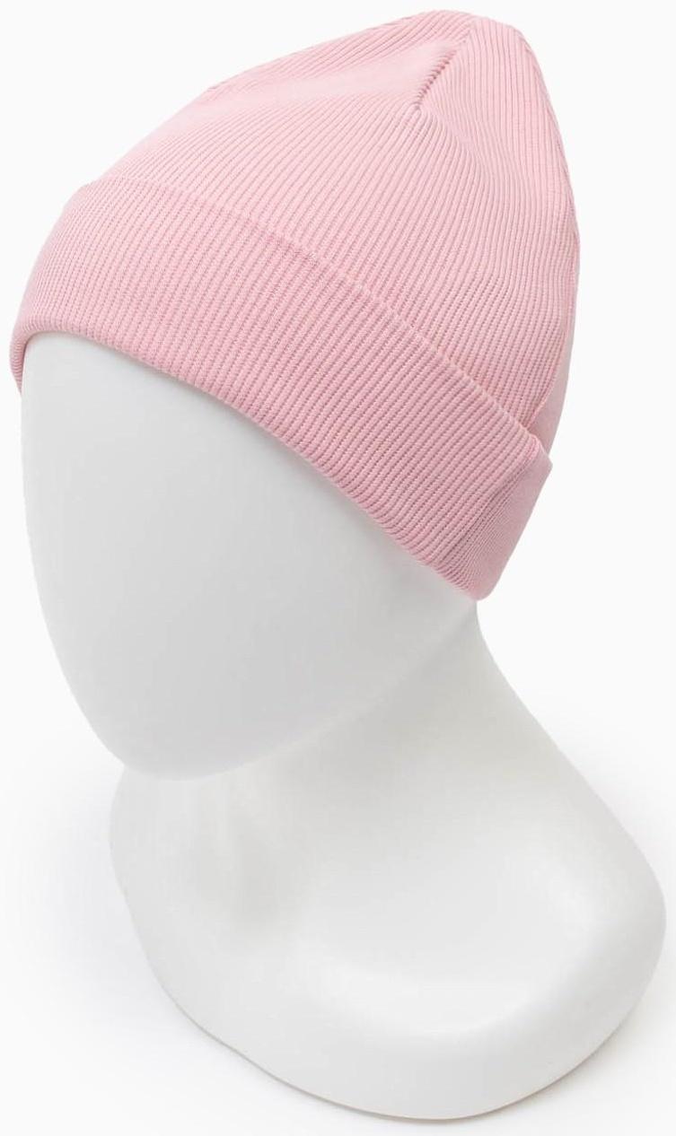 Шапка женская, цвет розовый, размер 58