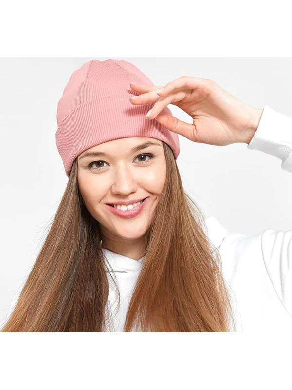 Шапка женская, цвет розовый, размер 58