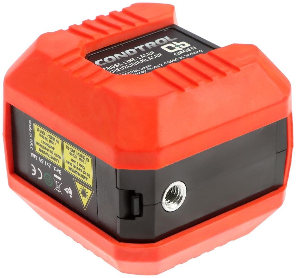 Нивелир лазерный CONDTROL QB Green 1-2-304, 20 м, ± 0.5 мм