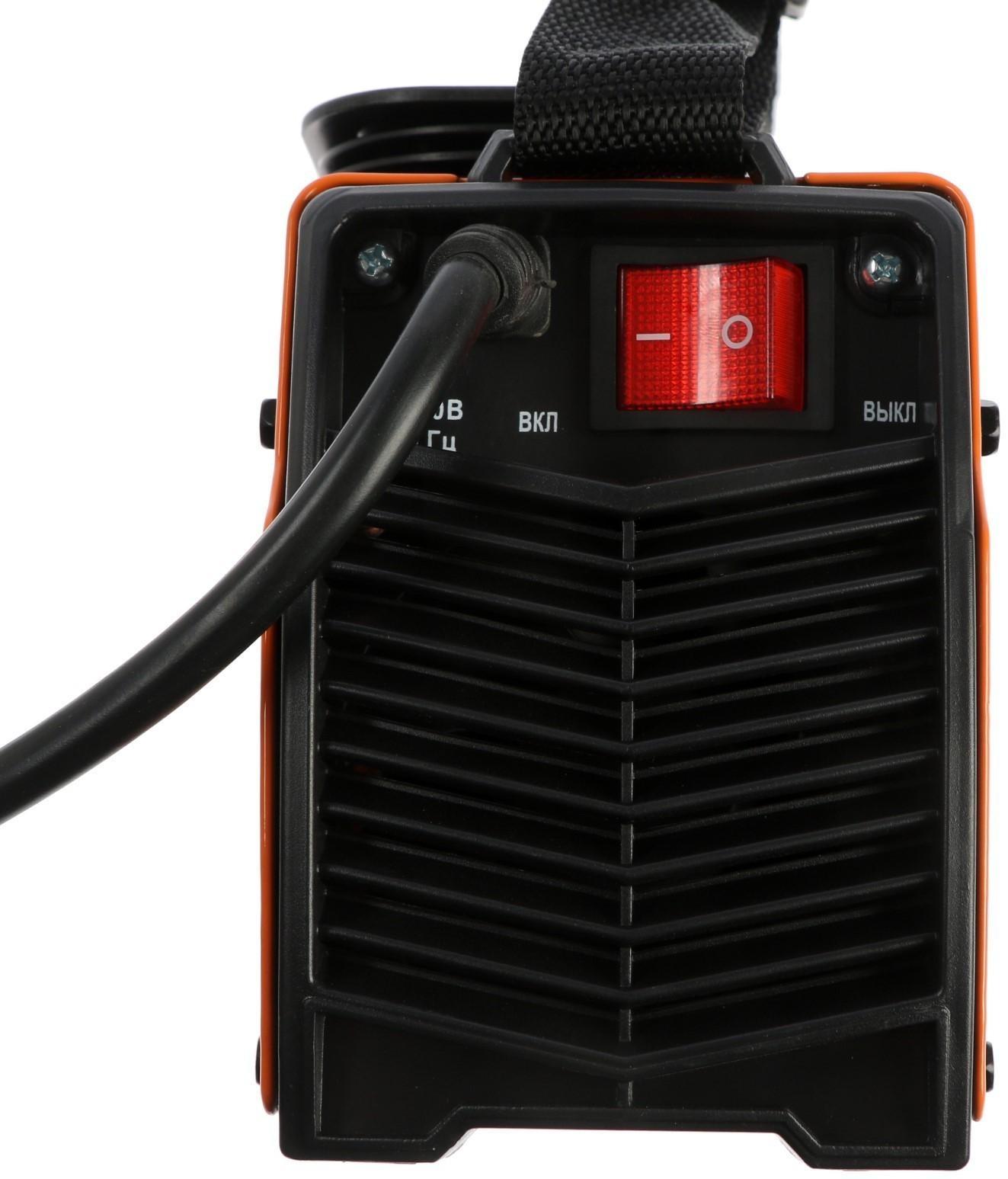 Сварочный аппарат Welder MMA-200A LCD, 4.4 кВт, 20-200 А, 1.6-3.2 мм, LCD дисплей, 2 кабеля