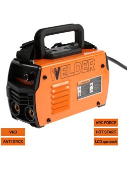 Сварочный аппарат Welder MMA-200A LCD, 4.4 кВт, 20-200 А, 1.6-3.2 мм, LCD дисплей, 2 кабеля