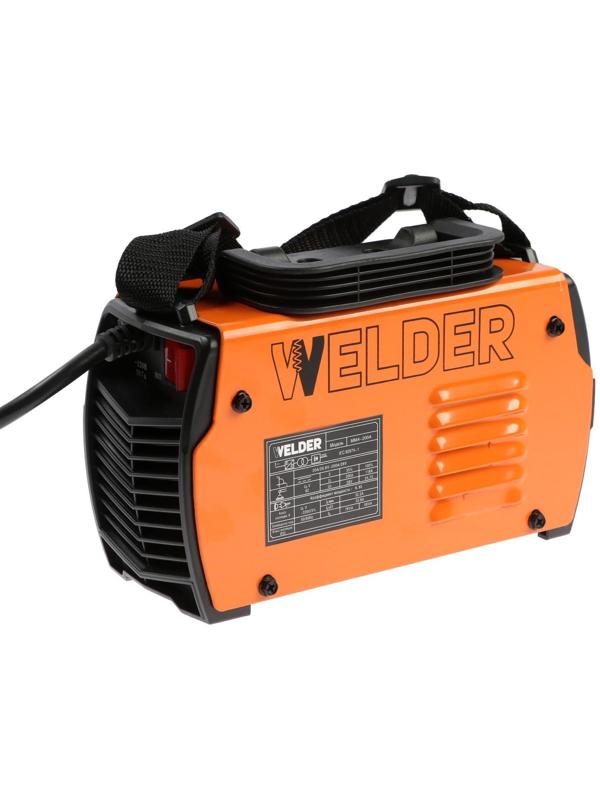 Сварочный аппарат Welder MMA-200A LCD, 4.4 кВт, 20-200 А, 1.6-3.2 мм, LCD дисплей, 2 кабеля