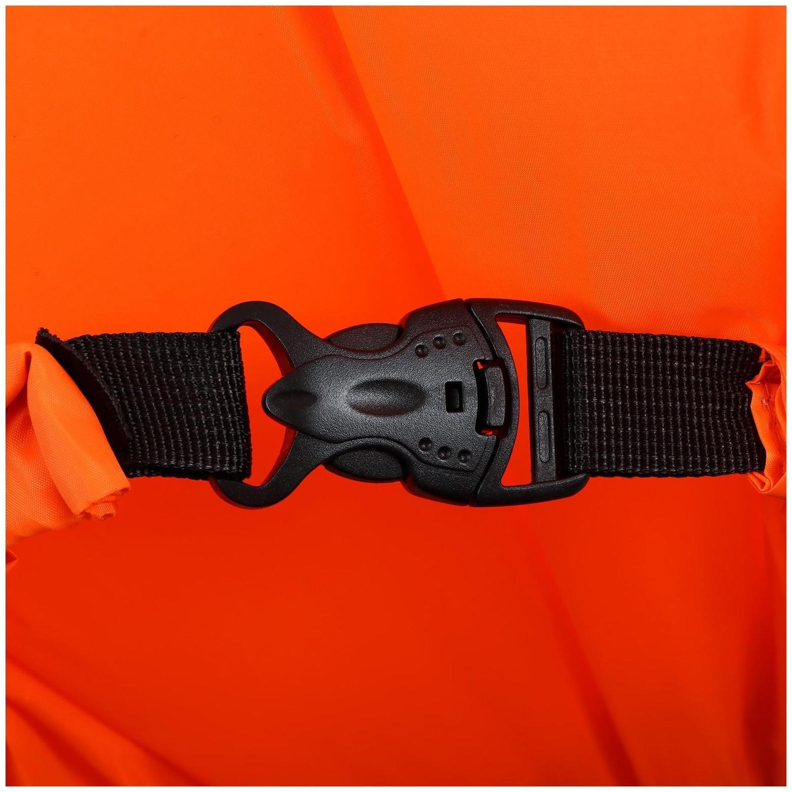 Надувной диван Ламзак  190Т, 180 х 70 х 45 см, цвет оранжевый