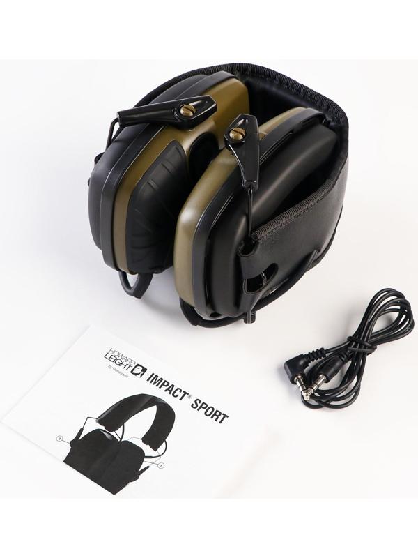 Тактические наушники для стрельбы с активным шумоподавлением