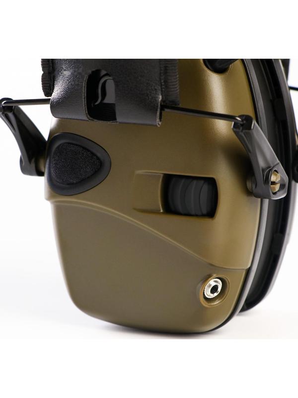 Тактические наушники для стрельбы с активным шумоподавлением