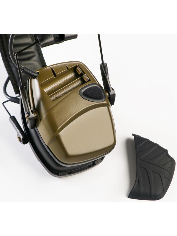 Тактические наушники для стрельбы с активным шумоподавлением