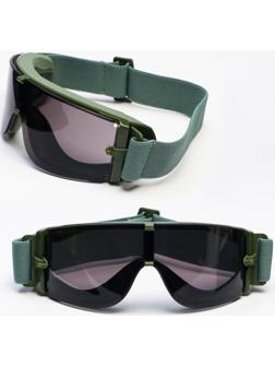 Очки тактические, со сменными линзами, на резинке